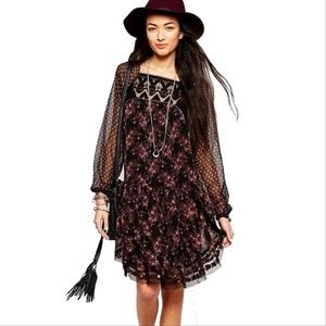 Free People Elsie Midnight Garden Dress